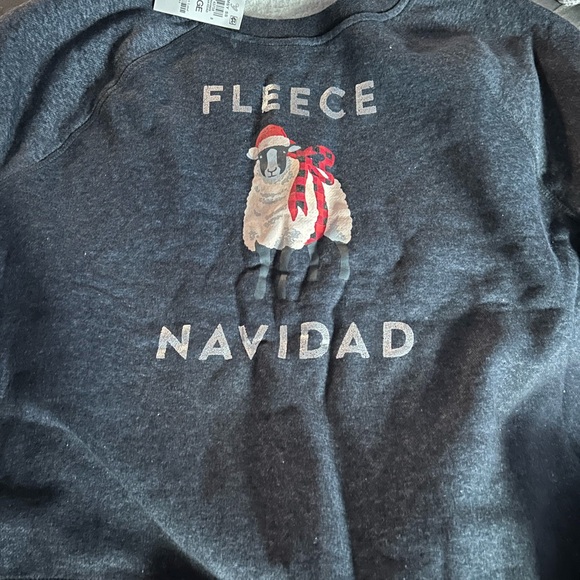 Style & Co Fleece Navidad Sweatshirt, Created for Macy's Sz L NWT - Picture 3 of 8